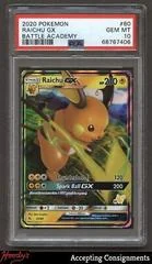 Raichu GX card image