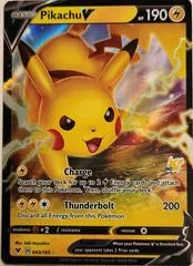 Pikachu V card image