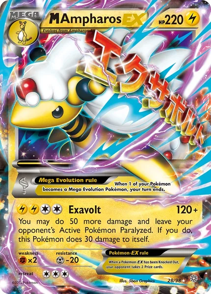 M Ampharos EX card image