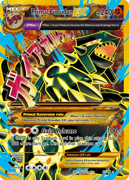 Primal Groudon ex card image