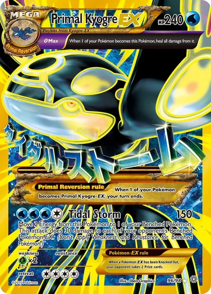 Primal Kyogre EX card image