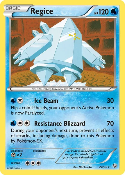 Regice card image