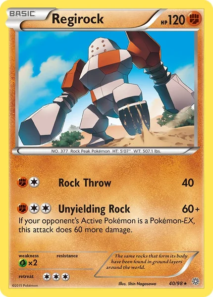 Regirock card image