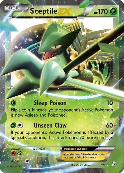 Sceptile EX card image