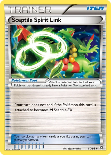 Sceptile Spirit Link card image