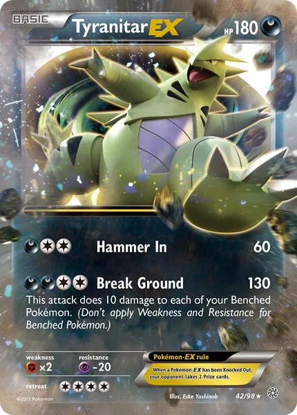 Tyranitar EX card image