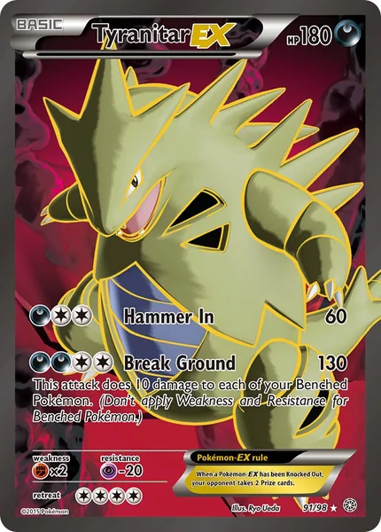 Tyranitar EX card image