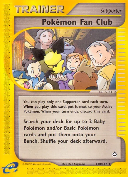 Pokemon Fan Club card image