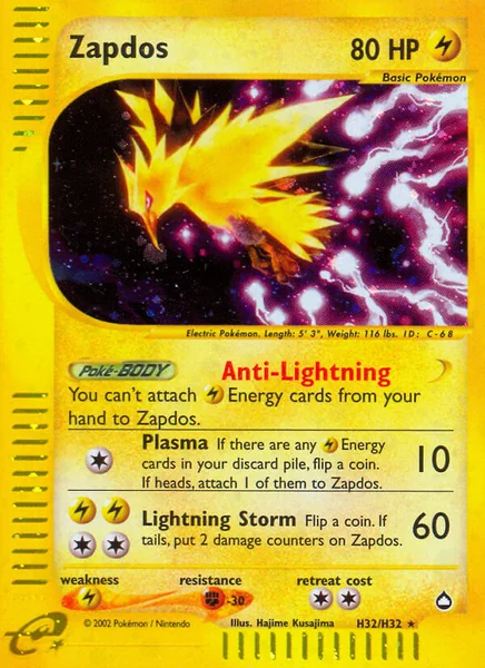 Zapdos card image