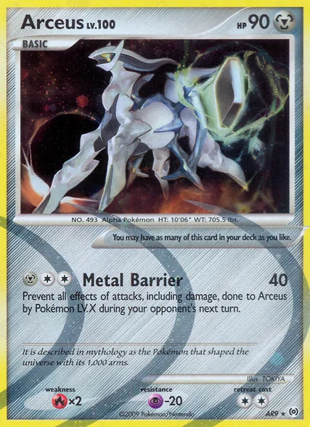 Arceus card image