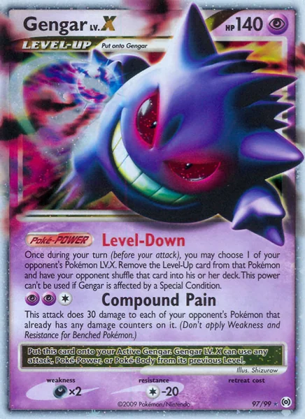 Gengar LV. X card image