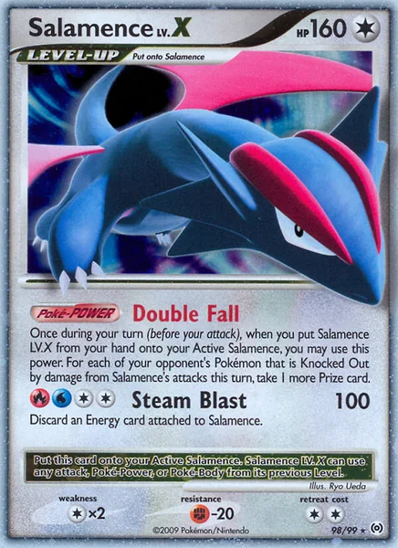 Salamence LV. X card image