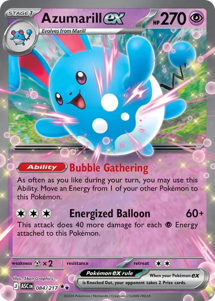 Azumarill ex card image
