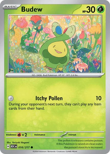 Budew card image