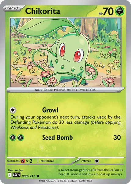 Chikorita card image