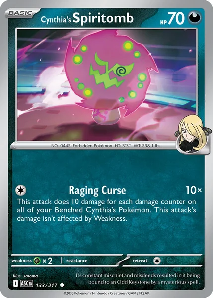 Cynthia's Spiritomb card image