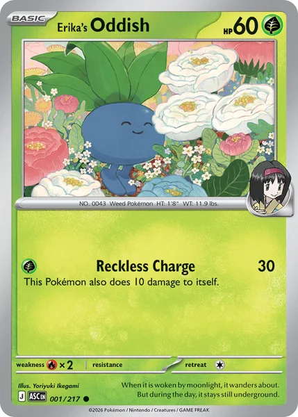 Erika's Oddish card image