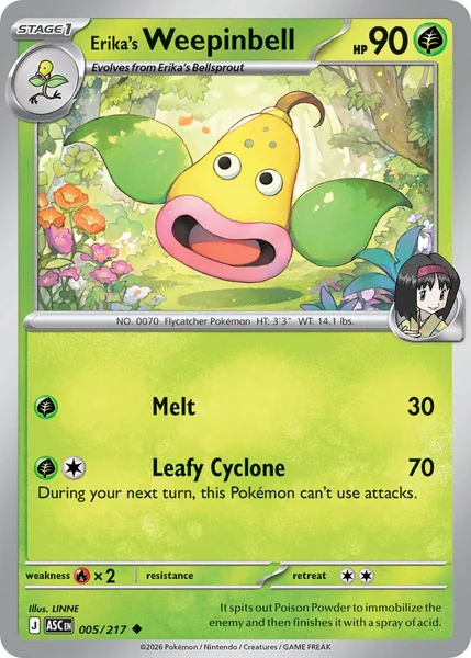 Erika's Weepinbell card image
