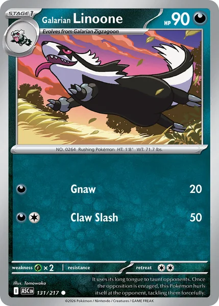 Galarian Linoone card image