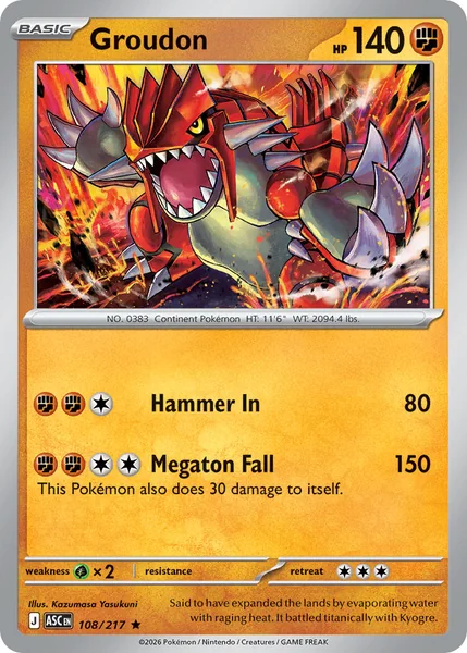 Groudon card image