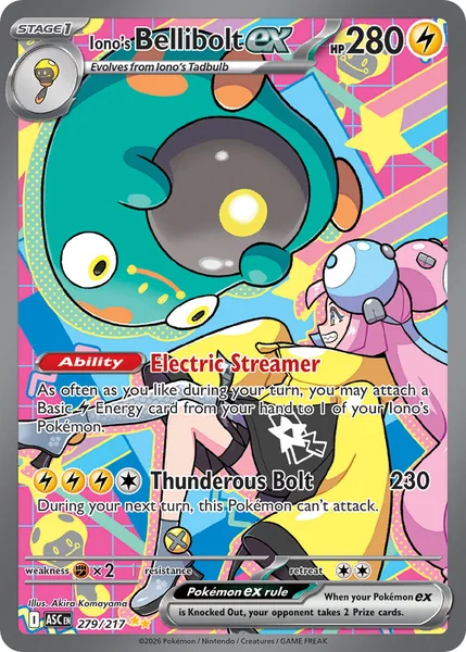 Iono's Bellibolt Ex card image