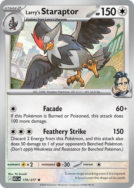 Larry's Staraptor card image