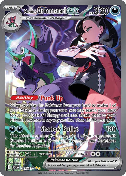 Marnie's Grimmsnarl ex card image