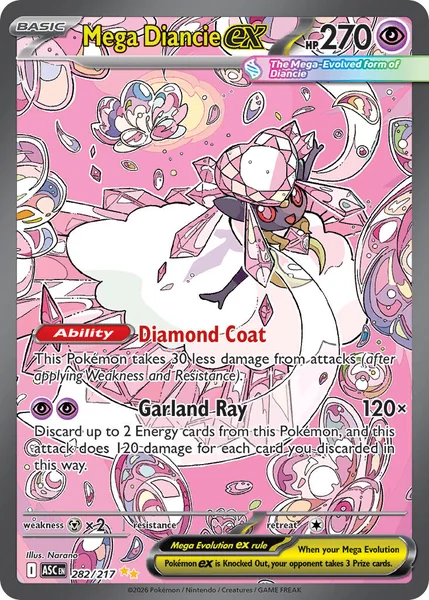 Mega Diancie Ex card image
