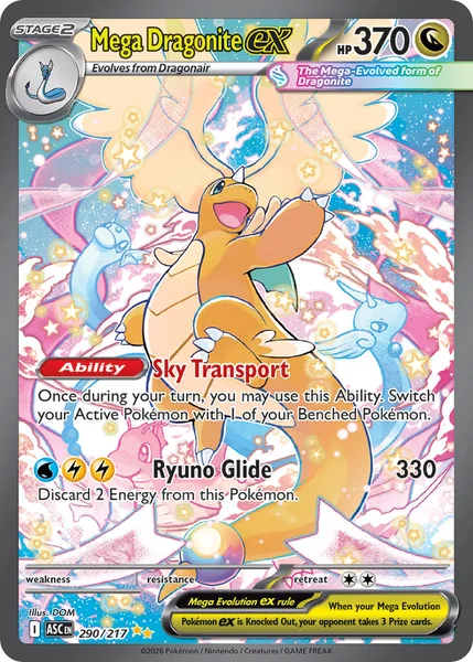 Mega Dragonite ex card image