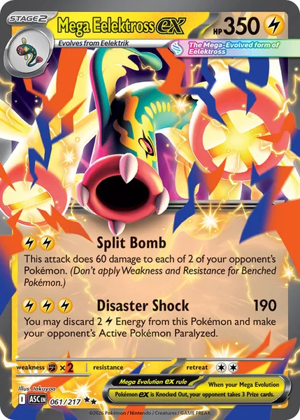 Mega Eelektross ex card image
