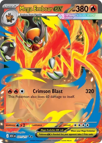 Mega Emboar ex card image