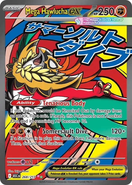 Mega Hawlucha ex card image