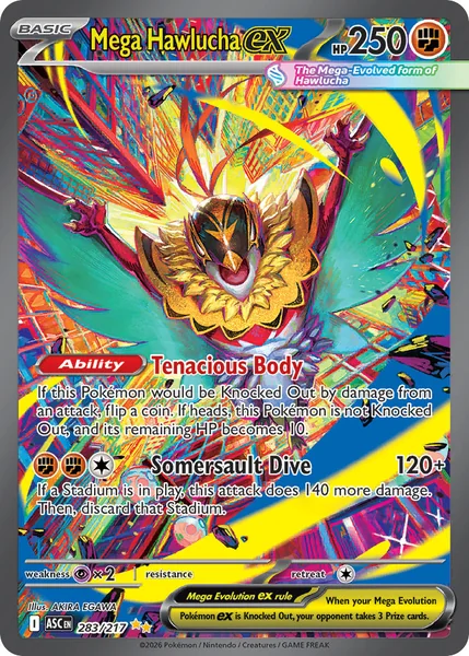 Mega Hawlucha ex card image