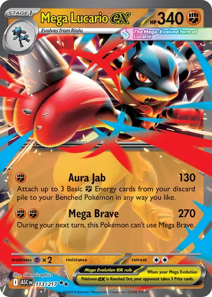 Mega Lucario ex card image