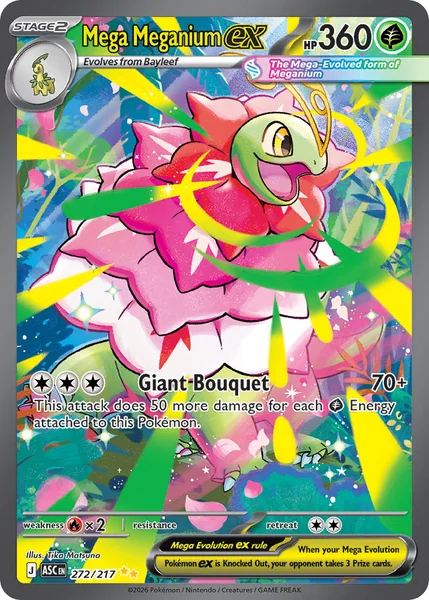 Mega Meganium Ex card image