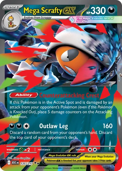 Mega Scrafty ex card image