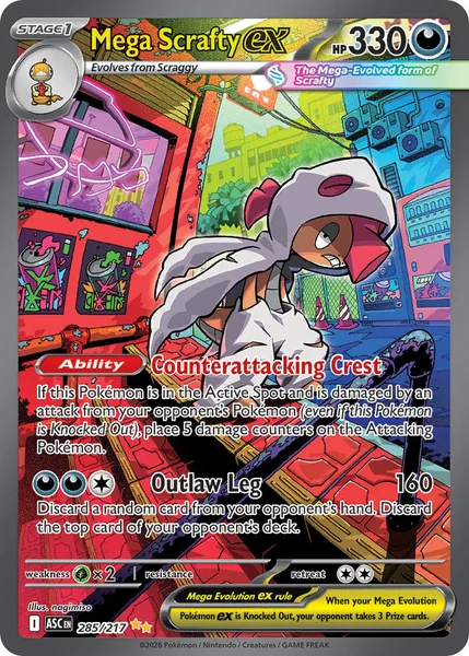 Mega Scrafty Ex card image