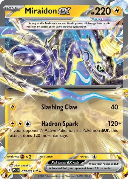 Miraidon Ex card image