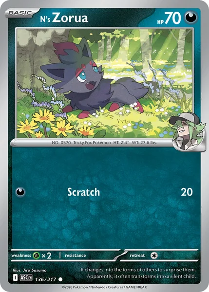 N's Zorua card image
