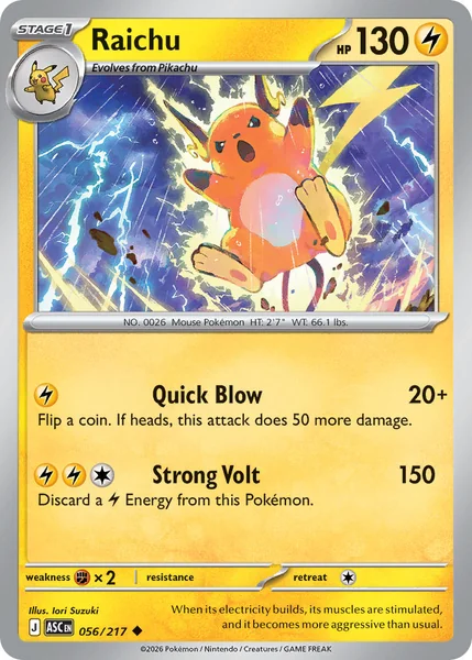 Raichu card image