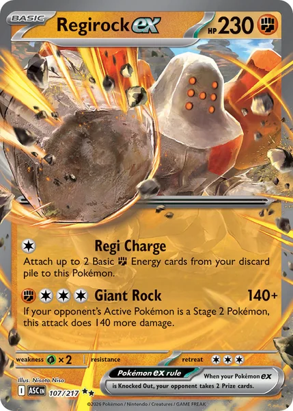Regirock ex card image