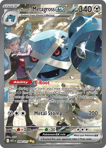 Steven's Metagross Ex card image