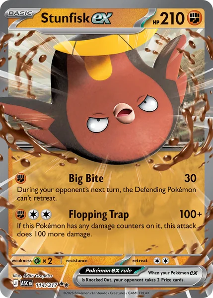 Stunfisk ex card image