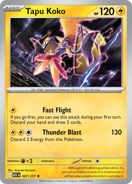 Tapu Koko card image