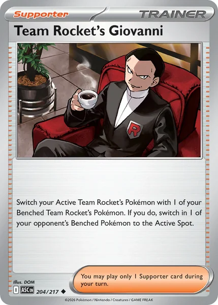 Team Rocket's Giovanni card image