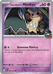 Team Rocket's Mimikyu card image