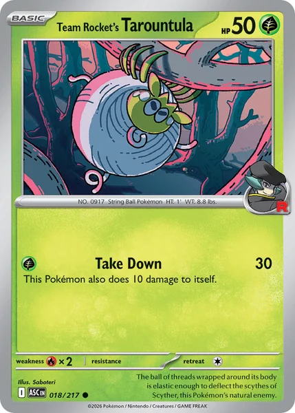 Team Rocket's Tarountula card image