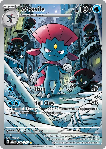 Weavile card image