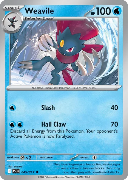 Weavile card image