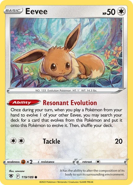 Eevee card image